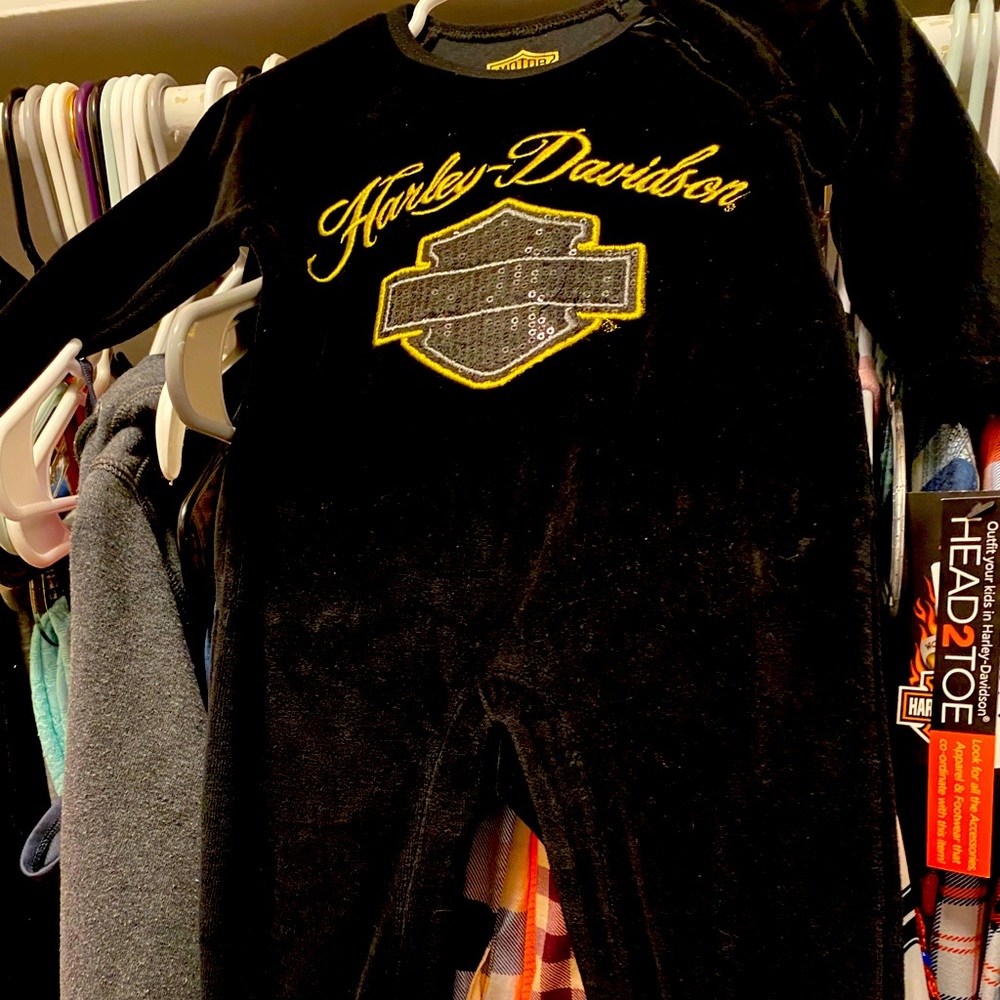 Harley Davidson 🧡🖤🧡 onsie 👶🏼